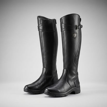 Imogen | Tall Buckle Riding Boots