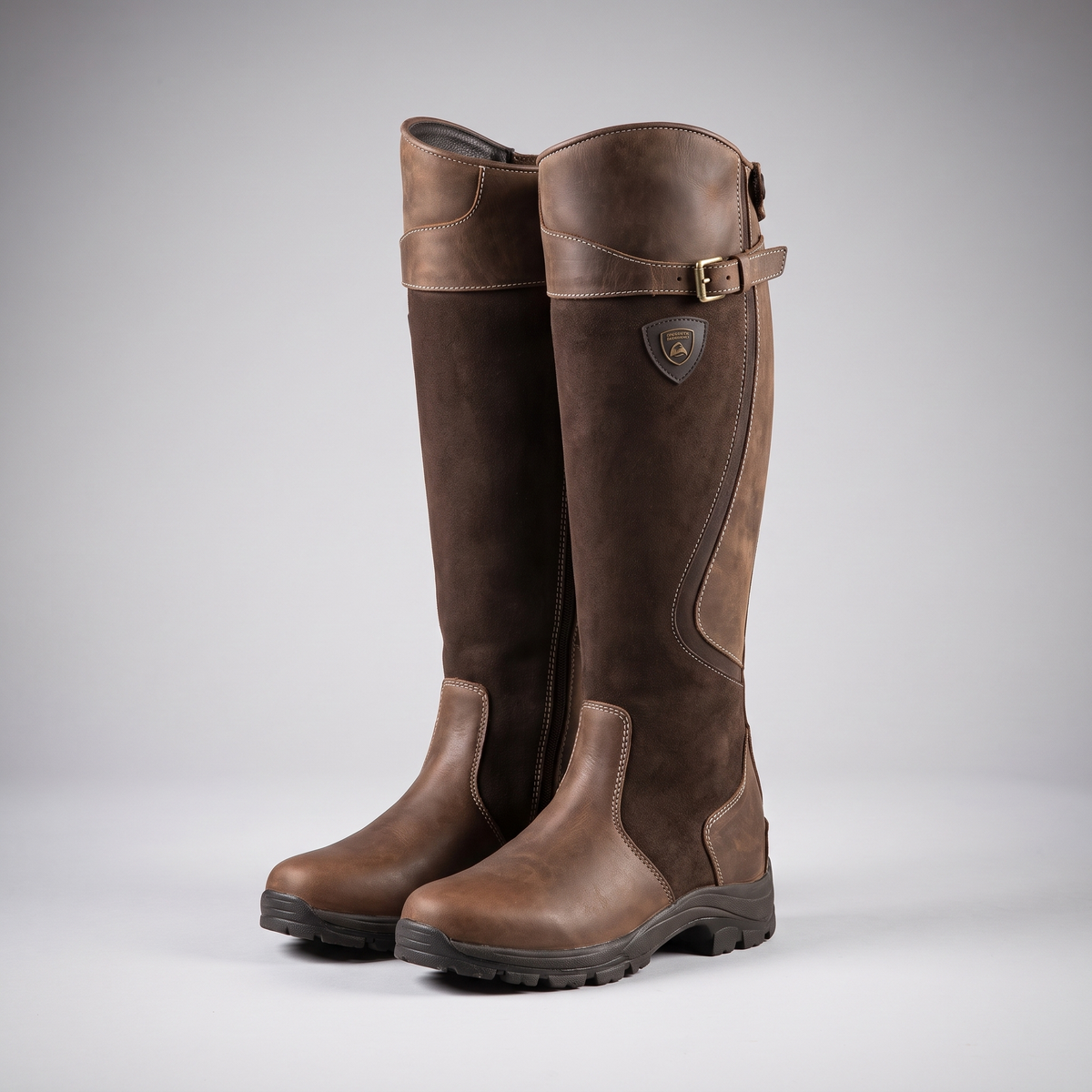 Imogen | Tall Buckle Riding Boots