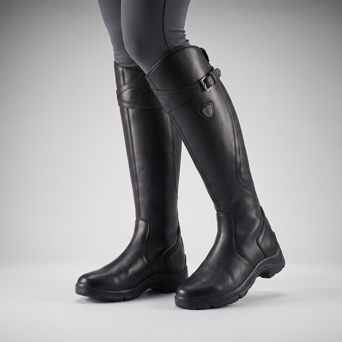 Imogen | Tall Buckle Riding Boots