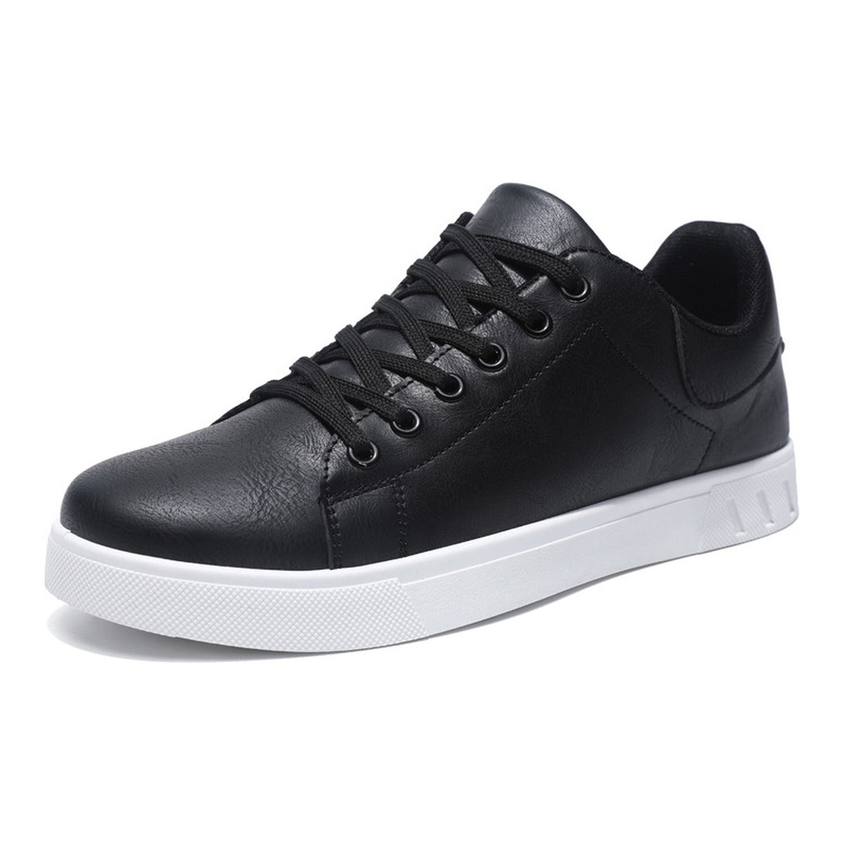 Harlan men's smart casual trainers in black