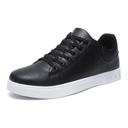 Harlan men's smart casual trainers in black