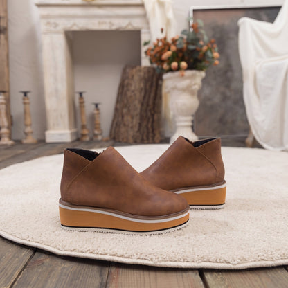 Marlowe | Platform Zip Ankle Boots