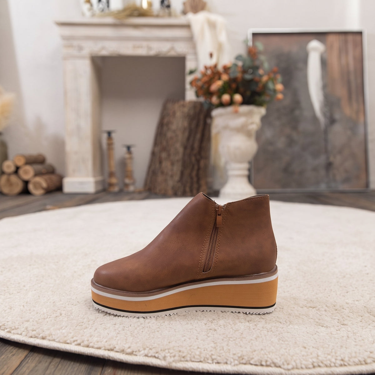 Marlowe | Platform Zip Ankle Boots