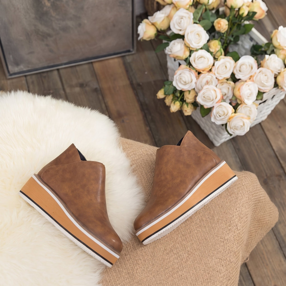 Marlowe | Platform Zip Ankle Boots