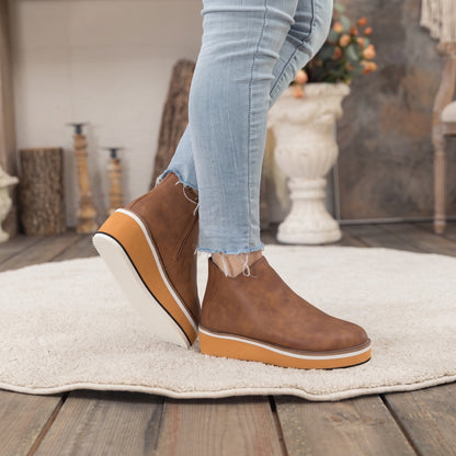 Marlowe | Platform Zip Ankle Boots