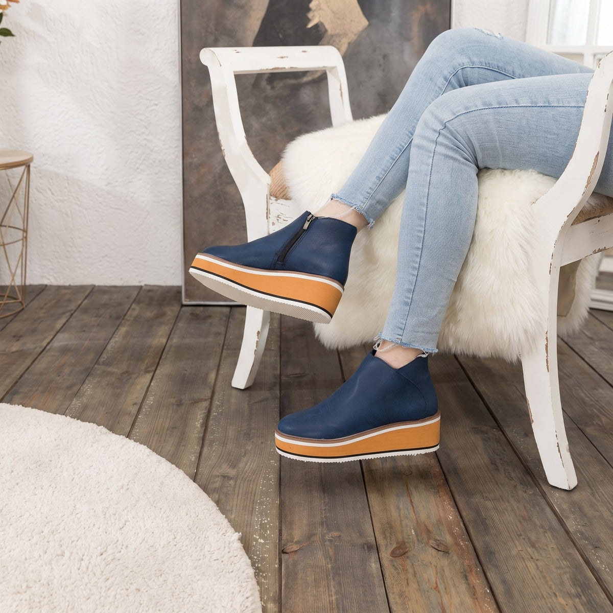 Marlowe | Platform Zip Ankle Boots