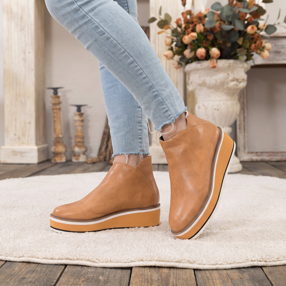 Marlowe | Platform Zip Ankle Boots
