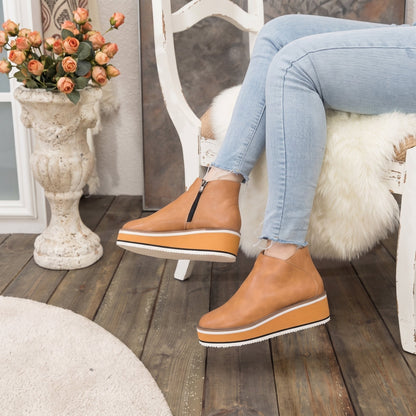 Marlowe | Platform Zip Ankle Boots
