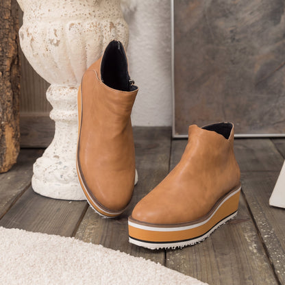 Marlowe | Platform Zip Ankle Boots