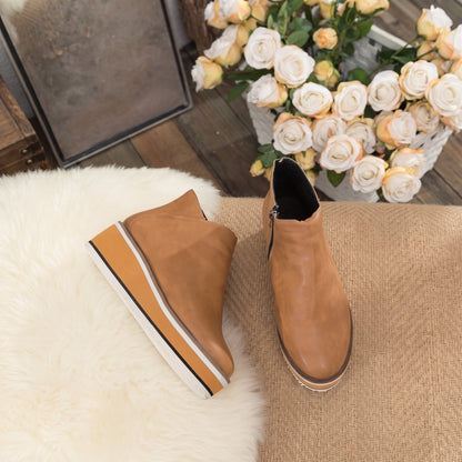 Marlowe | Platform Zip Ankle Boots