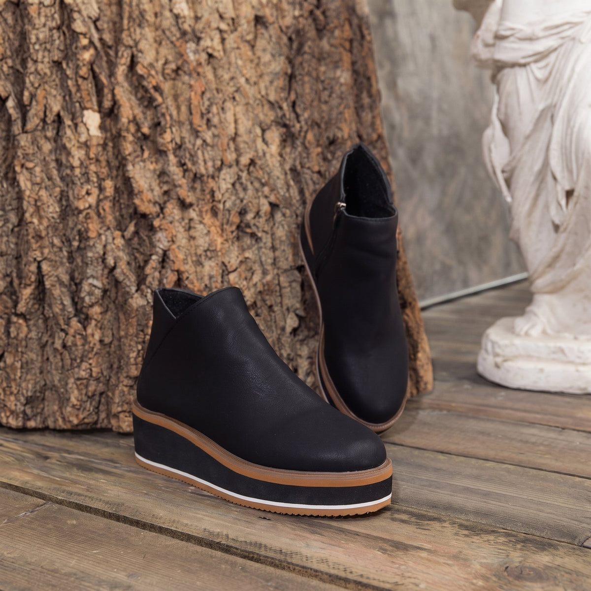 Marlowe | Platform Zip Ankle Boots