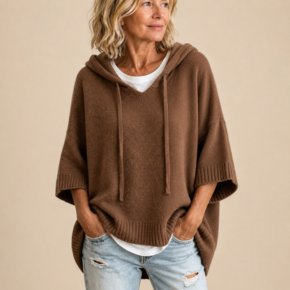 Margot | Hooded Knit Jumper