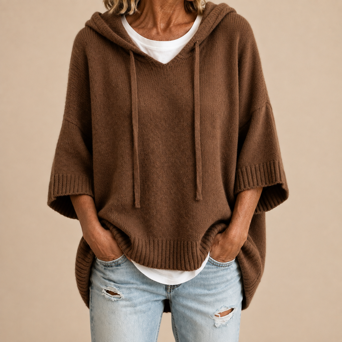 Margot | Hooded Knit Jumper