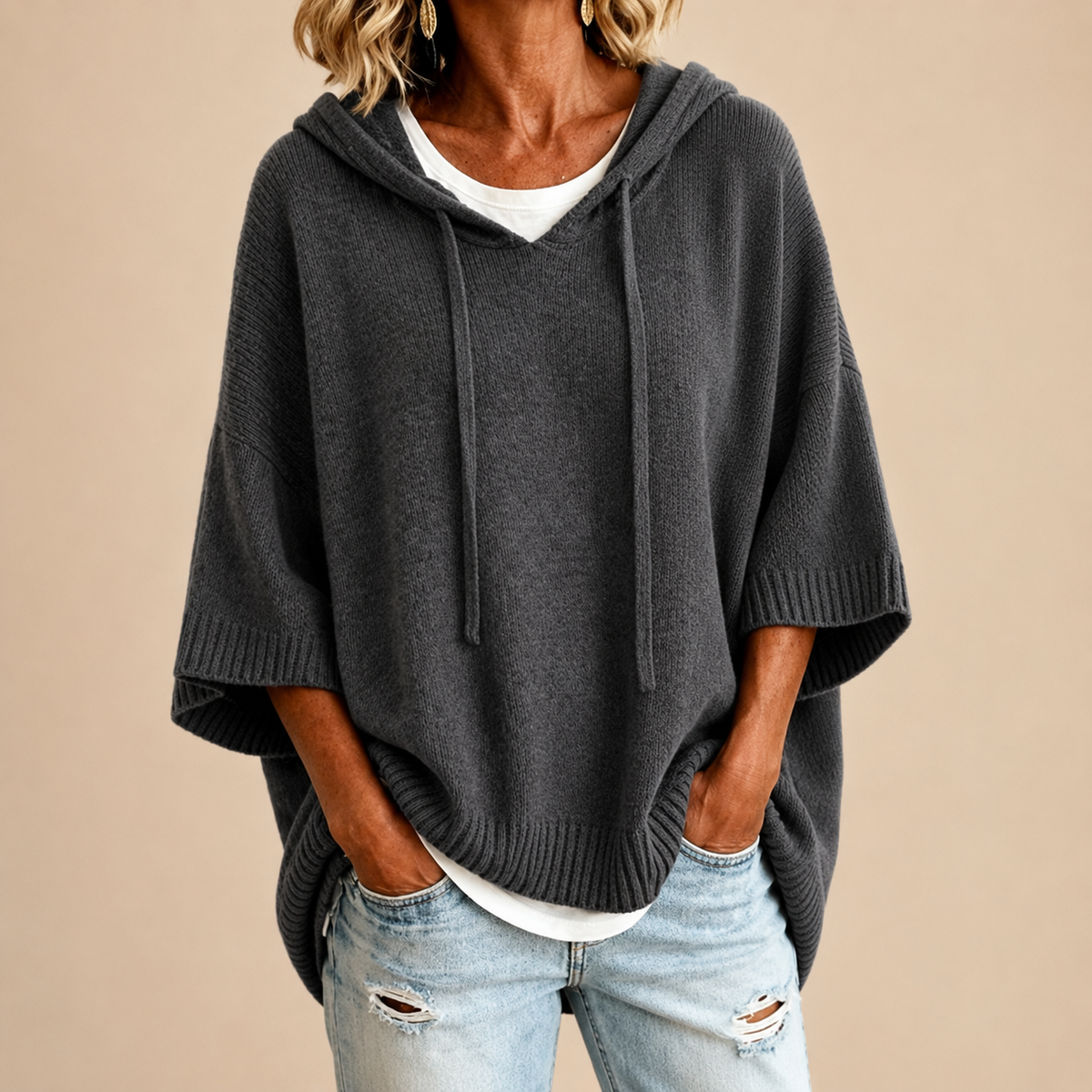 Margot | Hooded Knit Jumper