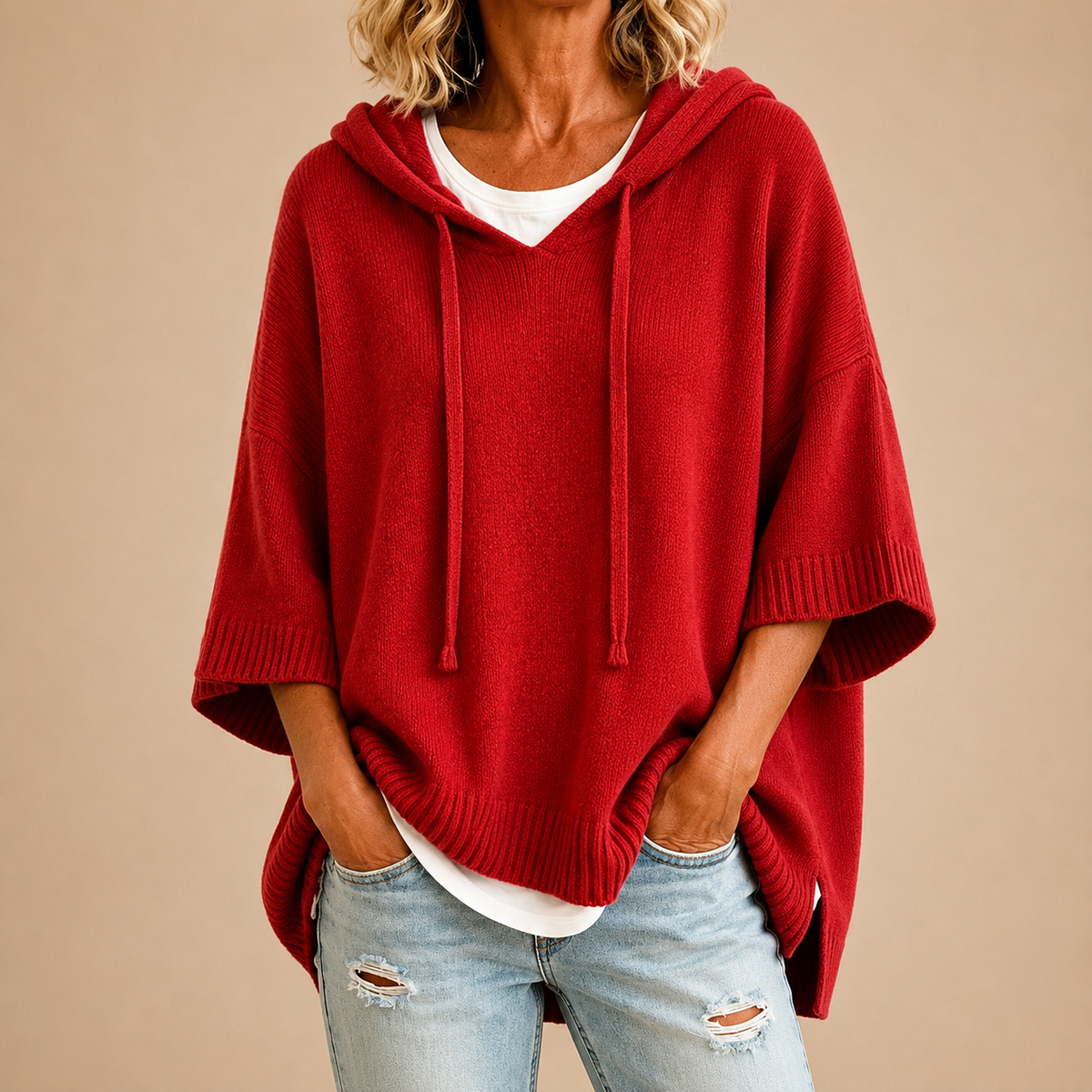Margot | Hooded Knit Jumper