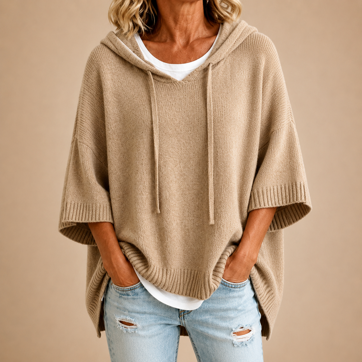 Margot | Hooded Knit Jumper