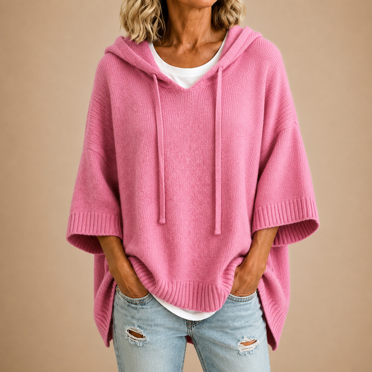 Margot | Hooded Knit Jumper
