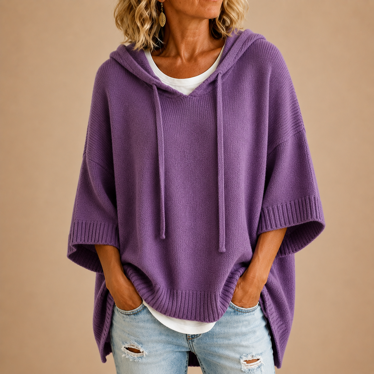 Margot | Hooded Knit Jumper