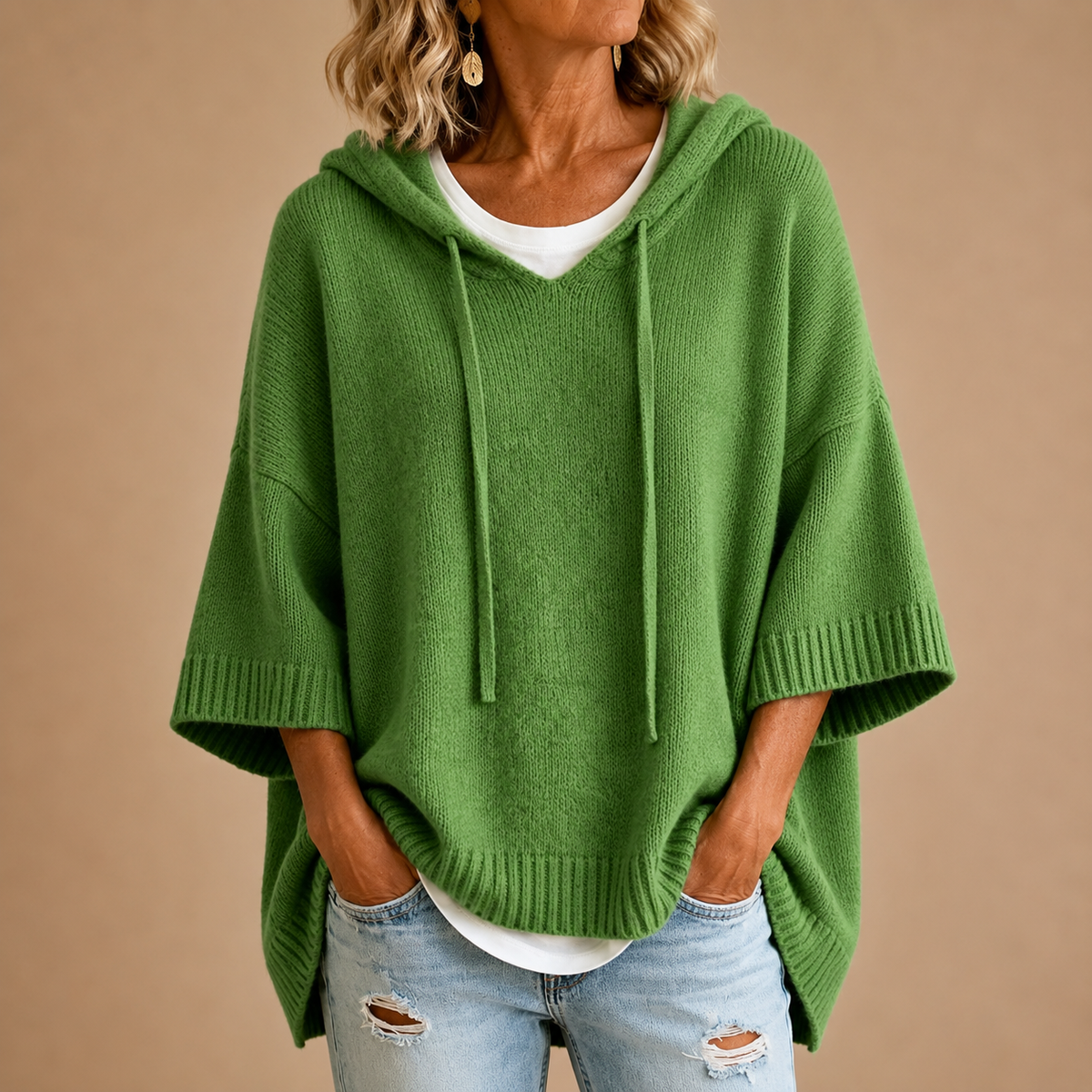 Margot | Hooded Knit Jumper
