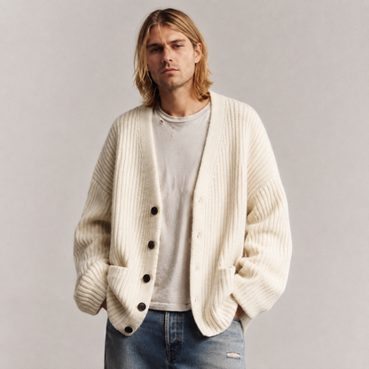 Nolan | Relaxed V-Neck Cardigan