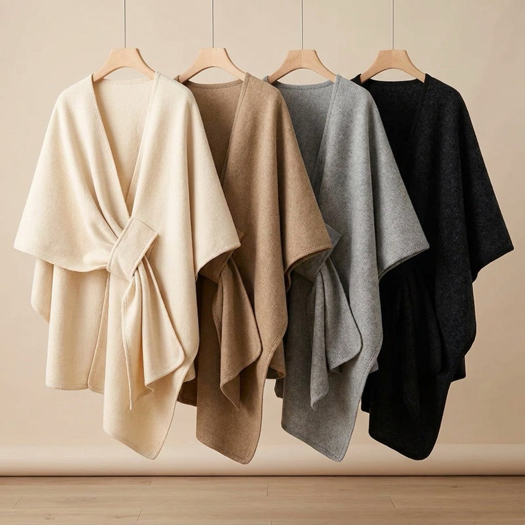 Elara | Long Poncho Wrap