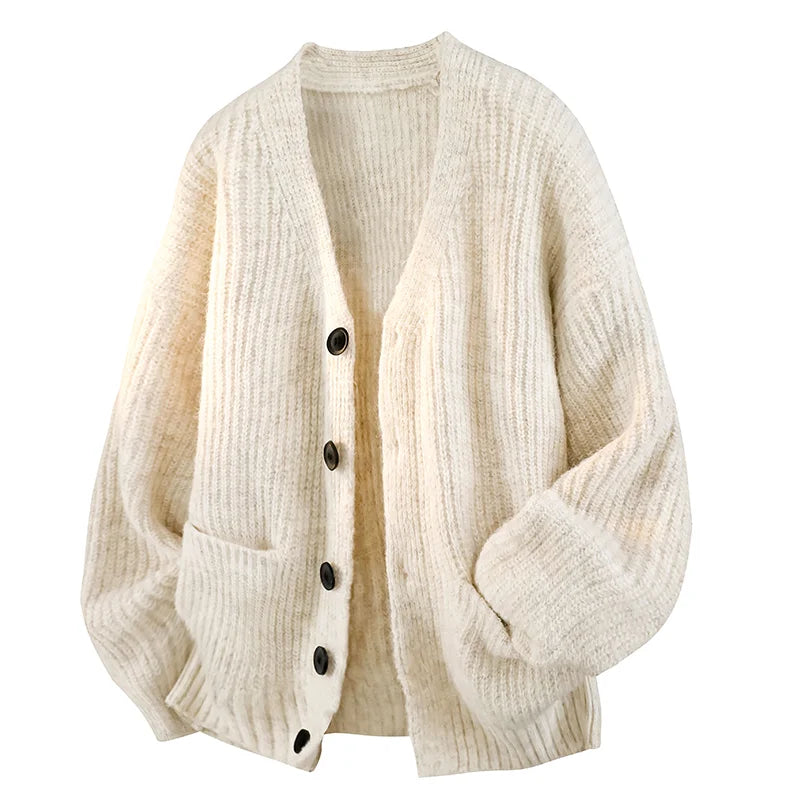 Nolan | Relaxed V-Neck Cardigan