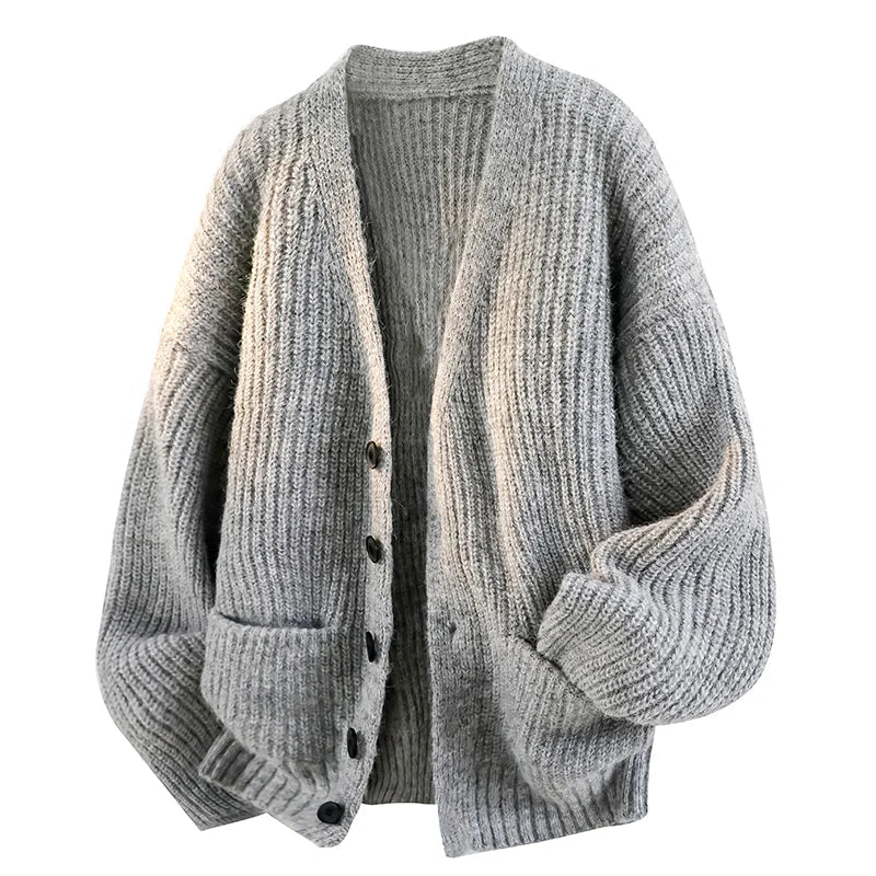 Nolan | Relaxed V-Neck Cardigan
