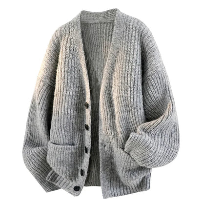 Nolan | Relaxed V-Neck Cardigan