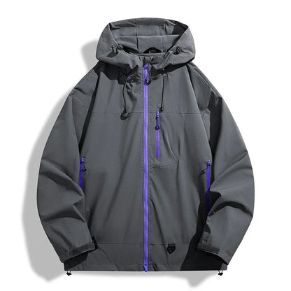Shell Jacket in Charcoal