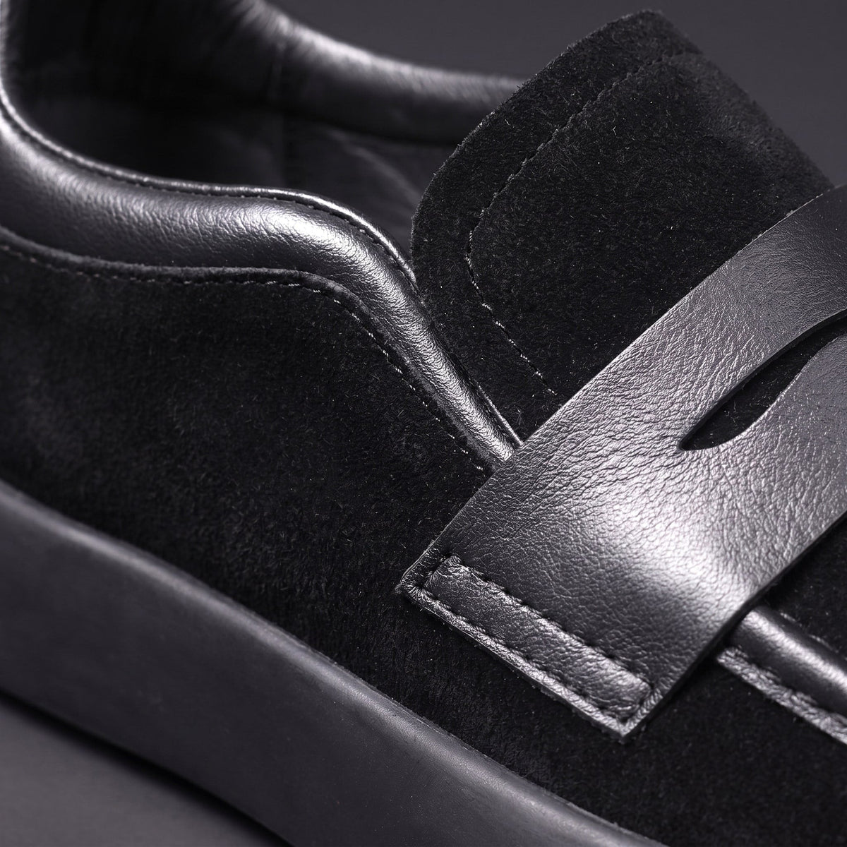 Carlton | Microsuede Penny Loafers