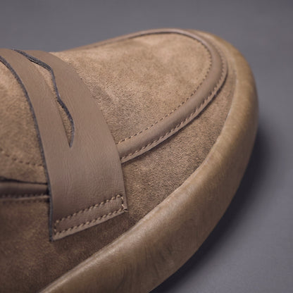 Carlton | Microsuede Penny Loafers