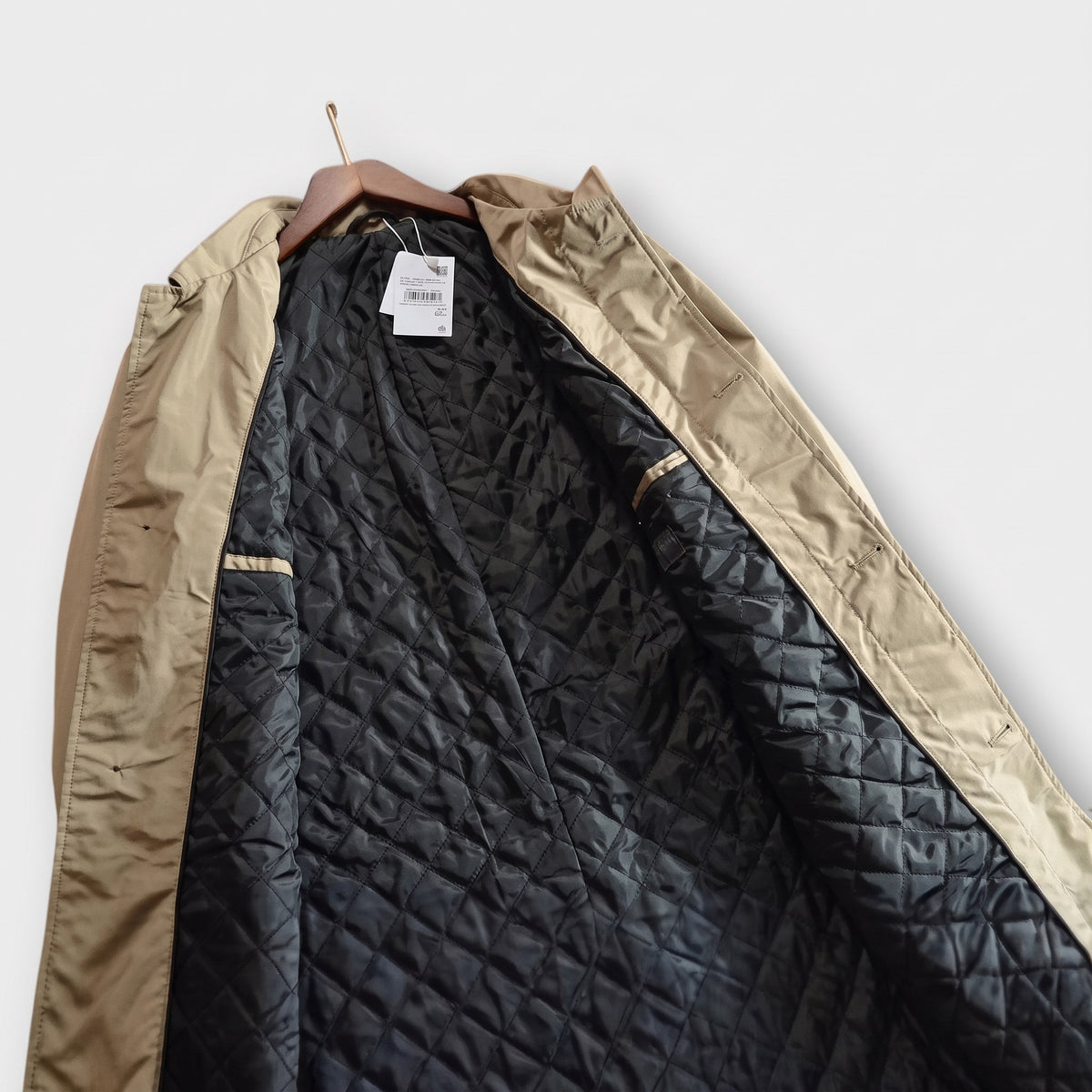 Ashford Tailored Mac Coat - quilted lining