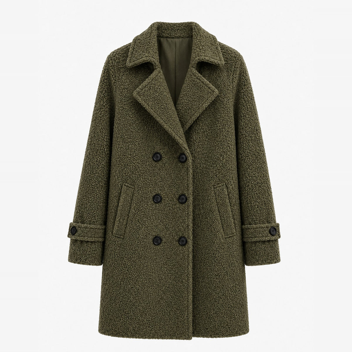 Aurelia Cozy Jacket in Army Green