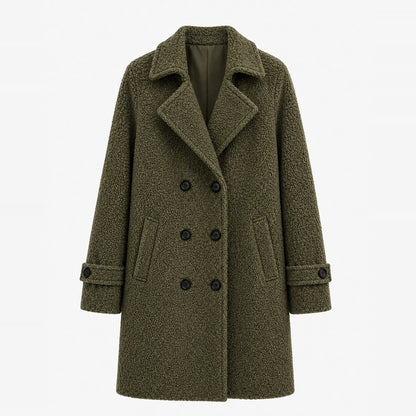 Aurelia Cozy Jacket in Army Green