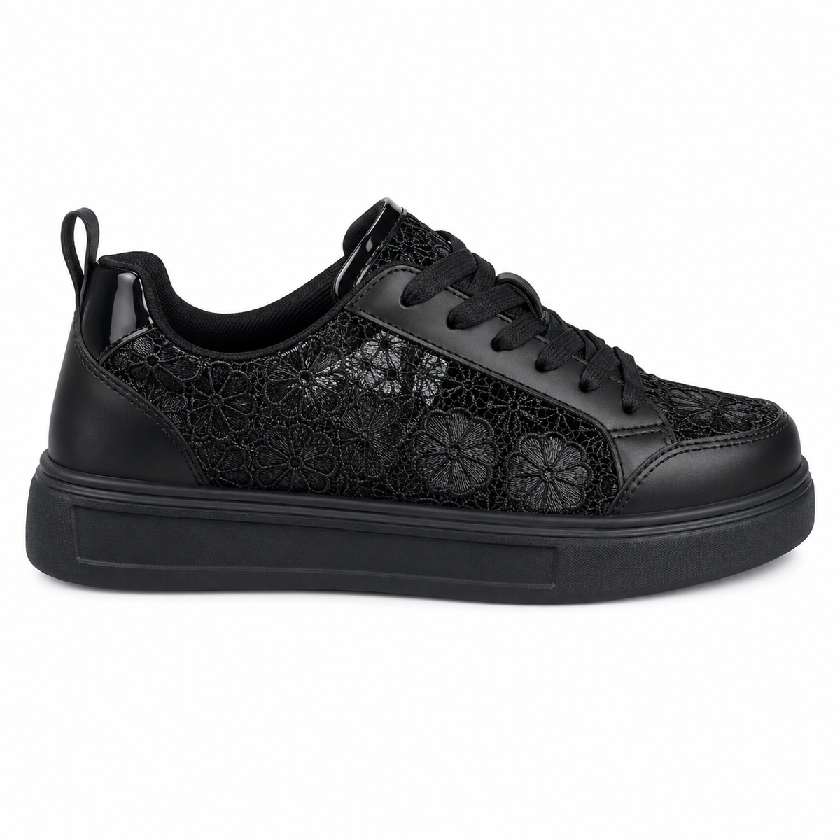 Clara | Floral Lace Trainers
