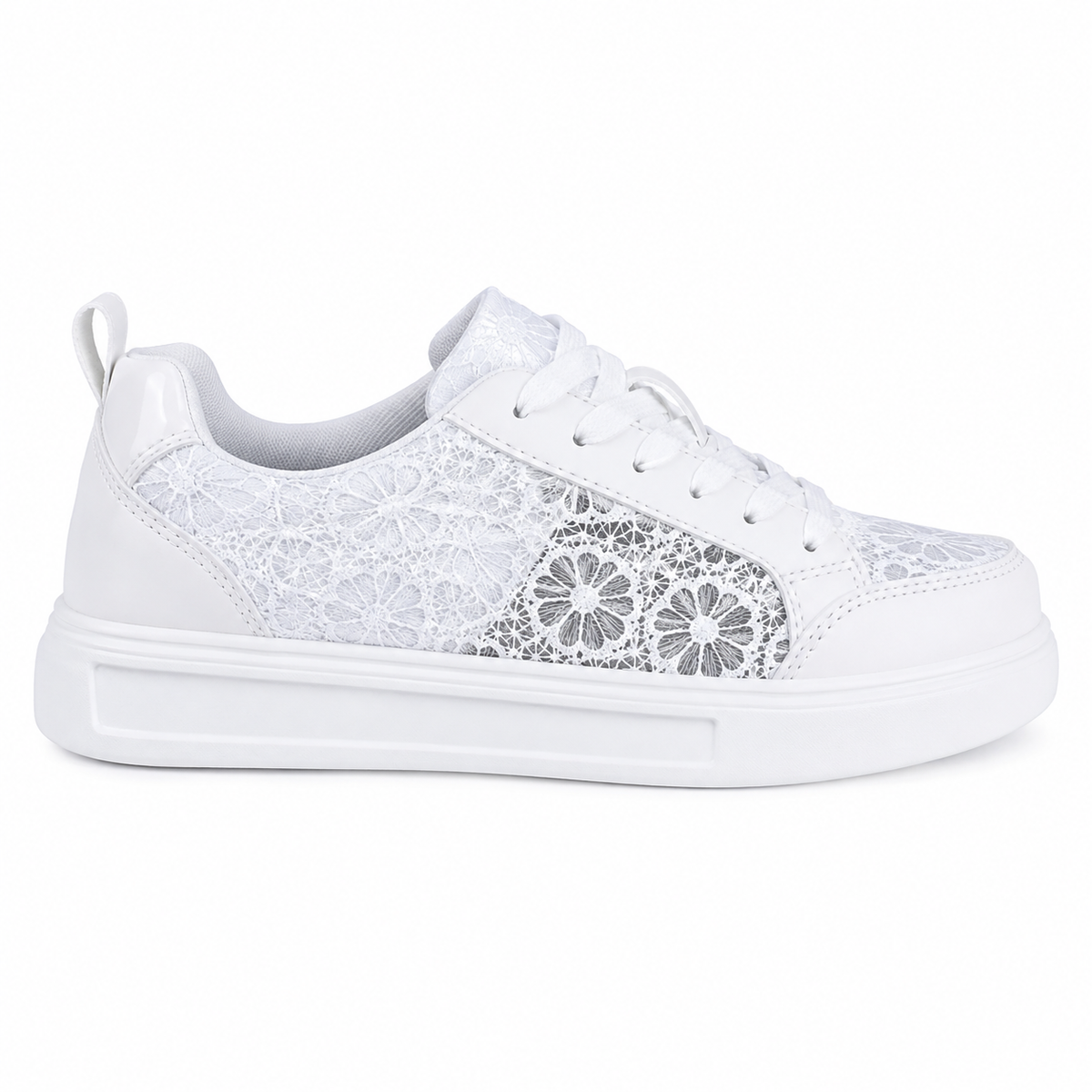 Clara | Floral Lace Trainers