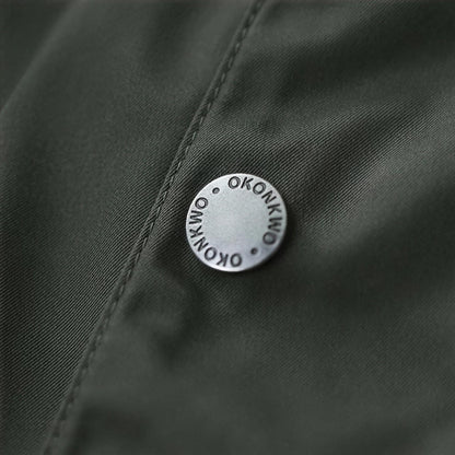 Braemar Waxed Field Jacket snap button