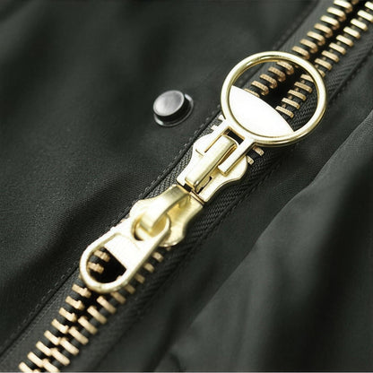 Braemar Waxed Field Jacket brass zip