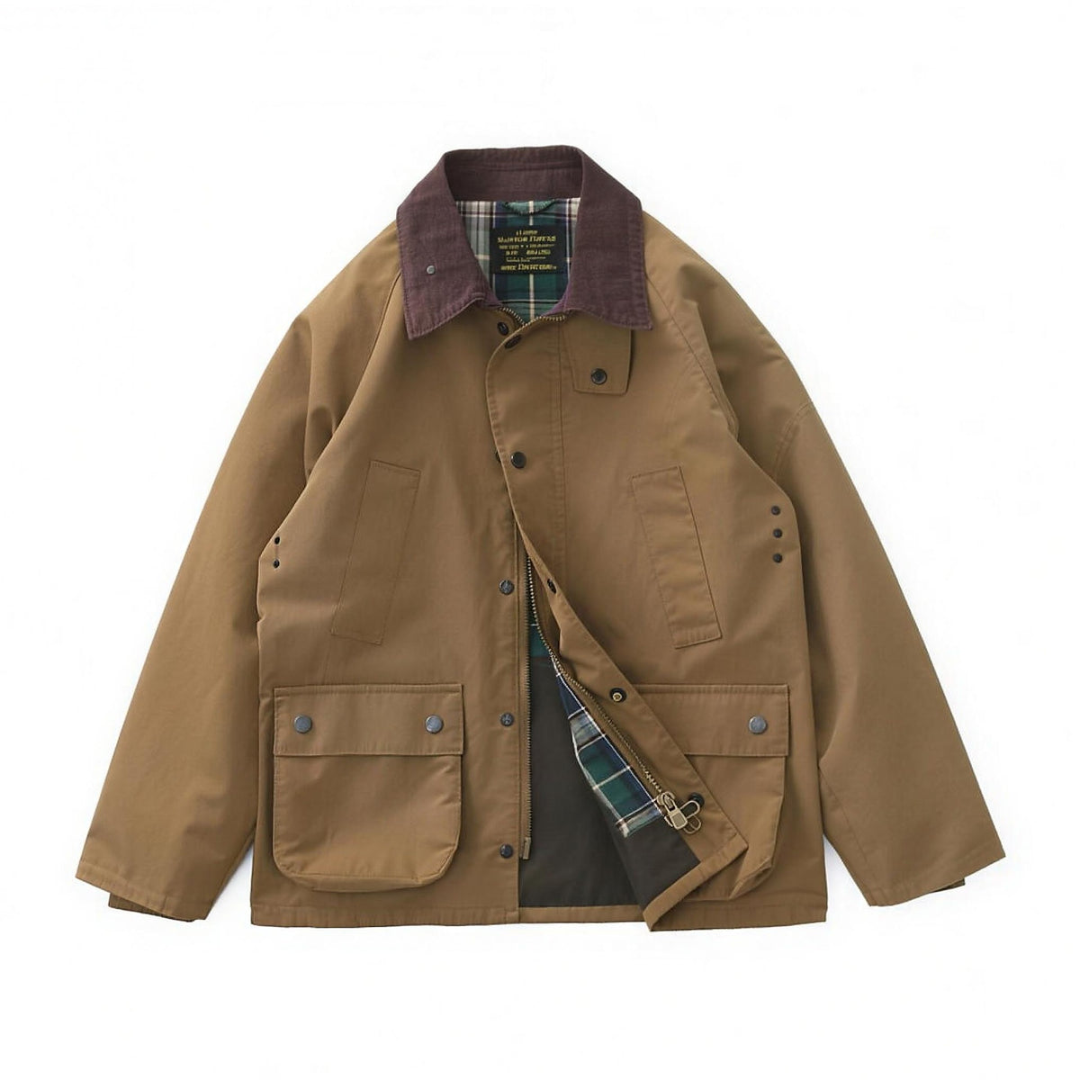 Braemar Waxed Field Jacket in Brown
