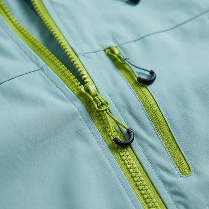 Brecon Shell Jacket two-way front zip and chest pocket