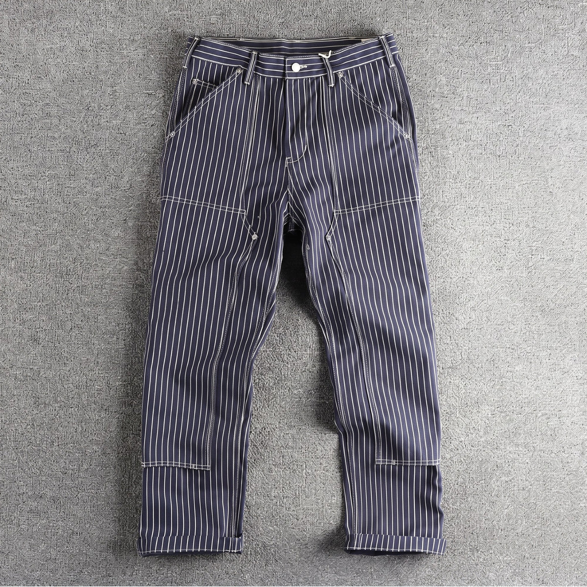 Brennan Trousers - Blue Stripes