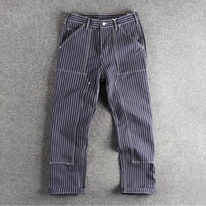 Brennan Trousers - Blue Stripes