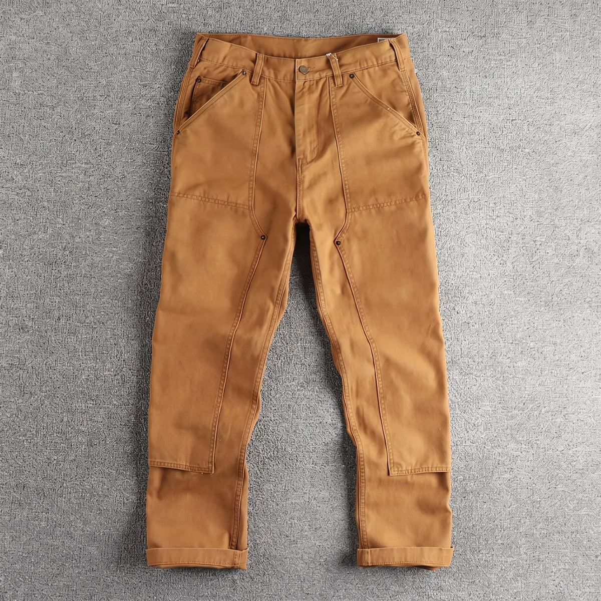Brennan Trousers - Khaki, front view
