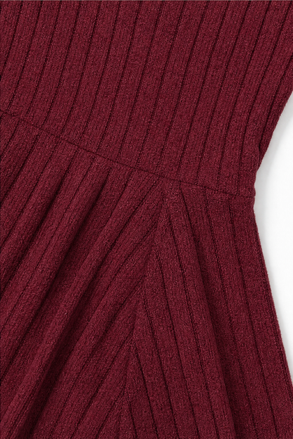 Delphine | Hooded Bolero & Ribbed Mini Dress Set