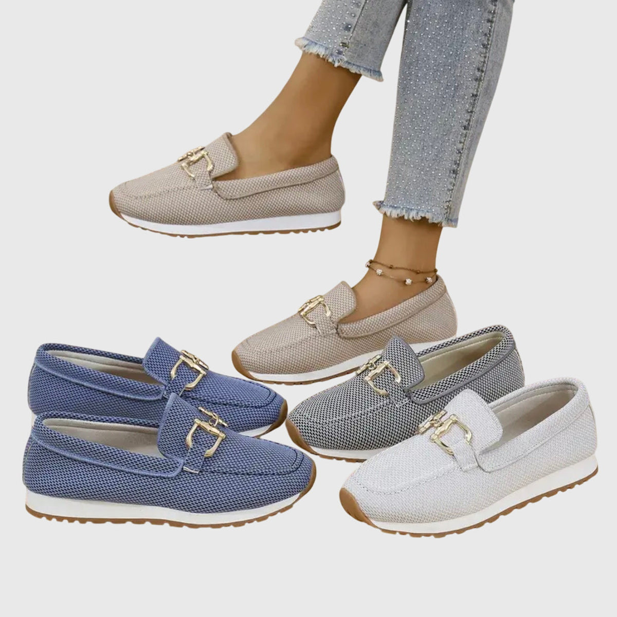 Susie | Cushioned Loafer Sneakers