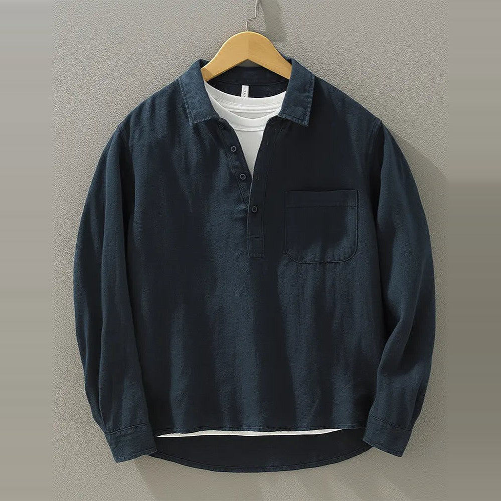 Evrey Collar Shirt - Blue