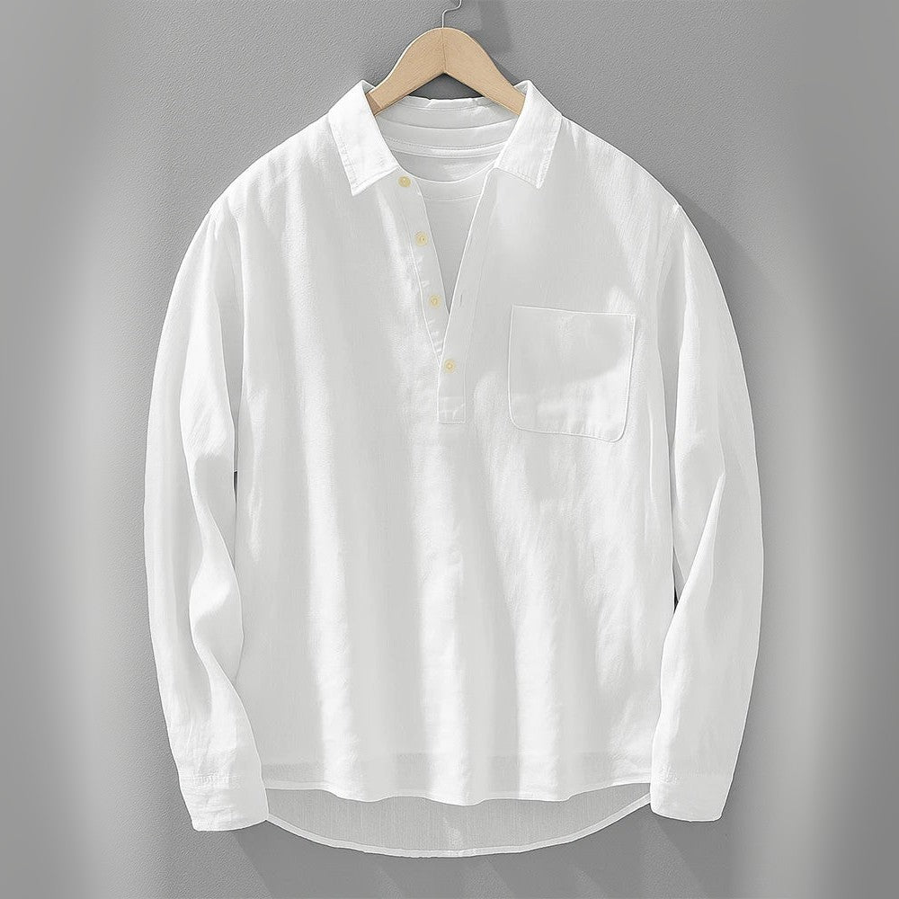 Evrey Collar Shirt - White