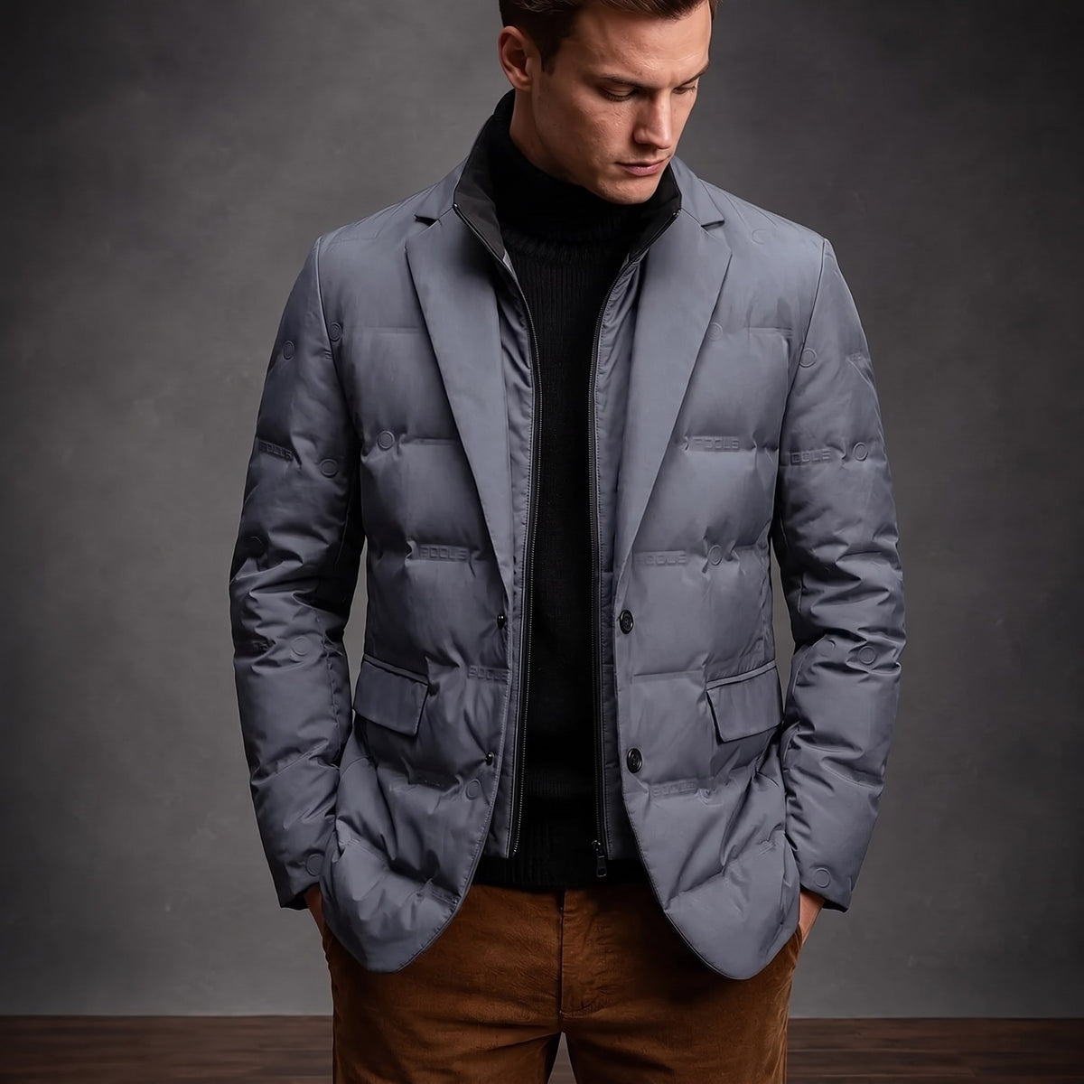 Whitmore Insulated Blazer - Slate Gray