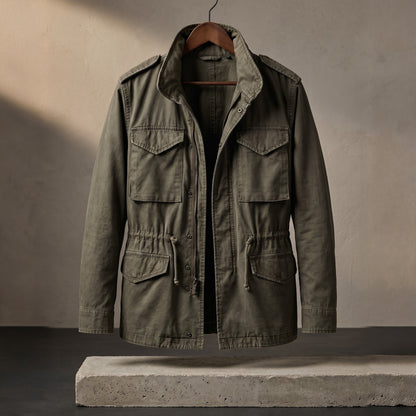 Hadley field jacket on a hanger, front view