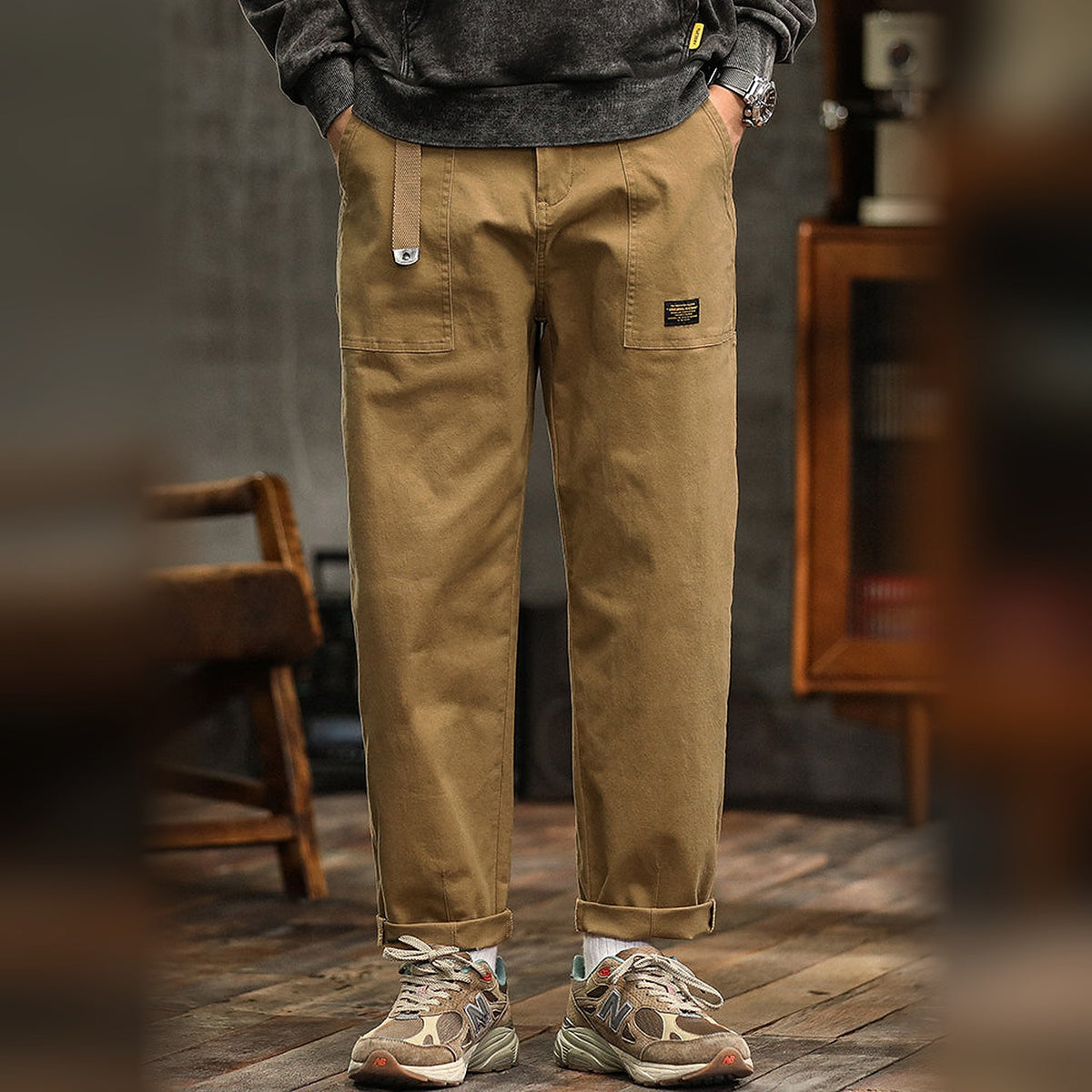 Hartley Utility Trousers - Khaki